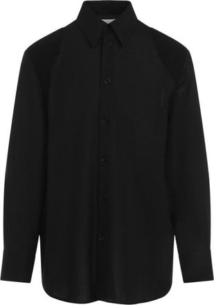 Jil Sander Black Wool Shirt