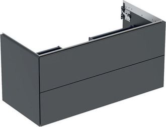 Keramag Geberit One Mueble Bajo Lavabo, 2 Cajones, 103.6x50.4x47cm