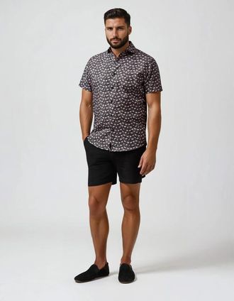 Stone Rose Terry Knit Comfort Short in Black at Nordstrom, Size Xx-Large