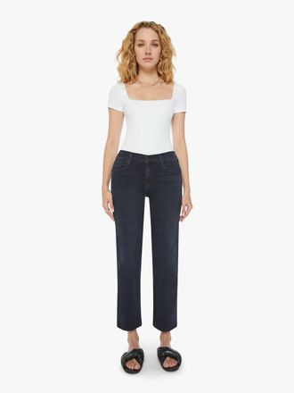 Mother Mid Rise Rambler Zip Ankle Jeans In Night In Venice