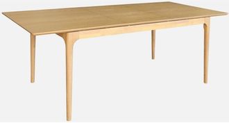 Sweeek Mesa De Comedor Rectangular Extensible De Madera, 6-8 Plazas