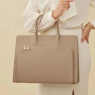 Isabel Bernard Crossbody Bags - Honoré Nadine Handtasche - Gr. unisize - in Taupe - für Damen