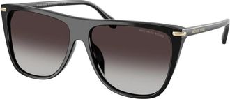 Michael Kors Mumbai Zonnebril - Dames - Zonnebrillen - Zwart - 58 MM - Accessoires