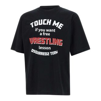 Dsquared2 Hombre, Camisetas, Negro, Talla: M