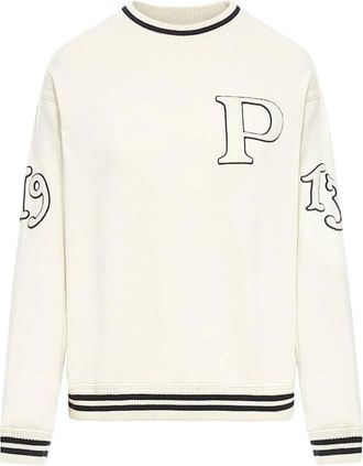 Prada Dames, Sweatshirts & Hoodies, Wit, Maat: XS Katoen