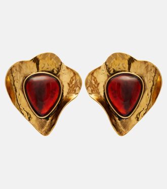 【関税＆送料込み】Saint Laurent Earrings Women's Saint Laurent Earrings and ear cuffs | Lyst