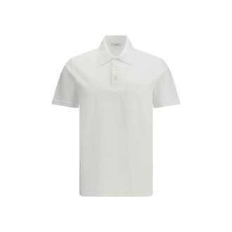 Givenchy White Cotton Polo Mens Shirt