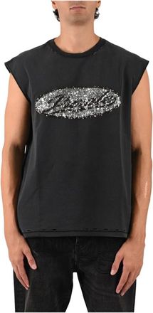 Purple Camiseta sin mangas b&aacute;sica - Tops - Hombre - Negro - M