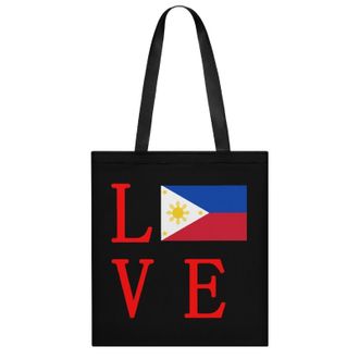 Generic Love Philippines Flag Womens Tote Casual Shopping Bag Lightweight Shoulder Bags Hobos Handbag for Work Travel Daily 35x40cm