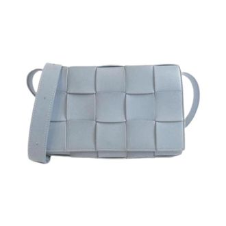 Bottega Veneta Pre-owned Calf Shoulder Bag - Dames - Pre-owned - Blauw - Maat: ONE Size Leer
