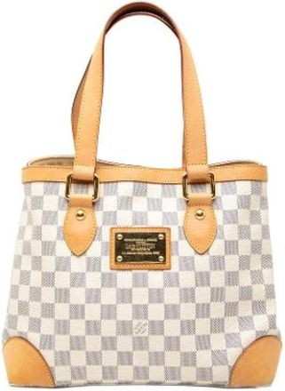 Louis Vuitton Pre-owned Tote Bags, female, White, Size: ONE SIZE Pre-owned Fabric Tote