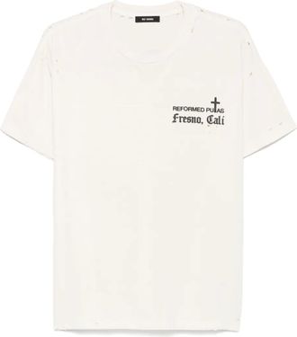 Willy Chavarria T-shirt Reformated - Toni neutri