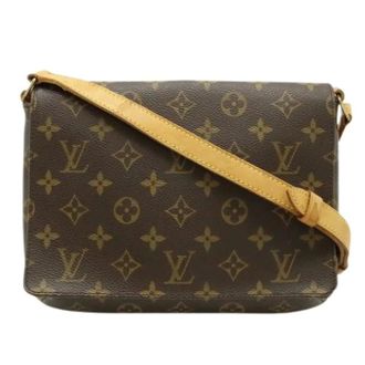 Louis Vuitton Pre-owned Cross Body Bags, female, Brown, Size: ONE SIZE Pre-owned Vintage Monogram Shoulder Bag