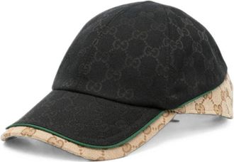 Gucci Black GG Logo Baseball Cap