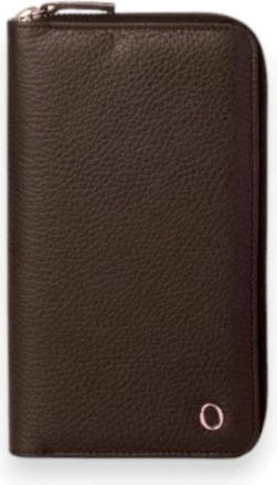Orciani Leren Portemonnee met Rits - Heren - Portefeuilles - Bruin - ONE Size - Leer - Accessoires