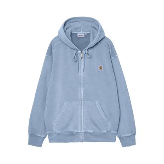 Carhartt Work in Progress Carhartt Wip, Zip-throughs, male, Blue, Size: XL Nelson Hooded Jacket