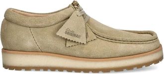 Clarks Suède veterschoenen - Beige