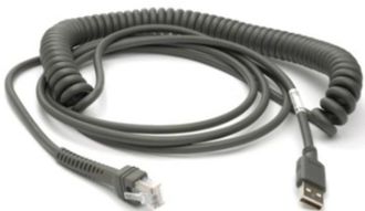Zebra Cba-u09-c15zar Cable Usb 4,57 M Usb A Gris