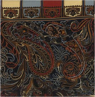 Etro Grosses Tuch aus Seidenmusselin mit Paisley-Print