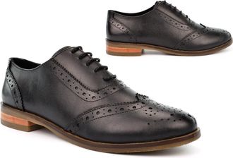 Generic Womens Real Leather Shoes Girls School Shoes Size 8 Womens Lace Up Shoe Size 7 Brogues Ladies Real Leather Shoe Ladies Brogues Brogue Comfort Lace Up 