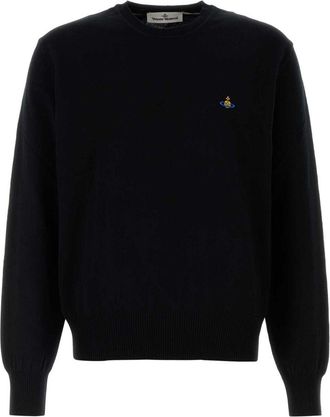 Vivienne Westwood Cotton-Cashmere Blend Sweatshirt with Orb Emblem