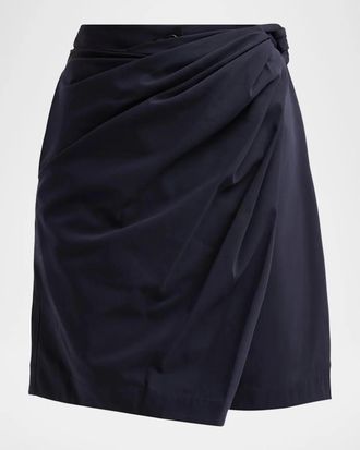 J.W.Anderson Draped Cotton Skort
