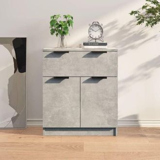 vidaXL Credenza Grigio Cemento 60x30x70 cm in Legno Multistrato - Vidaxl