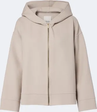 Max Mara Hooded virgin wool jacket