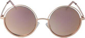 Guess Ladies Gold Tone Round Sunglasses GG1173