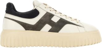 Hogan White Color Block Collection Sneakers