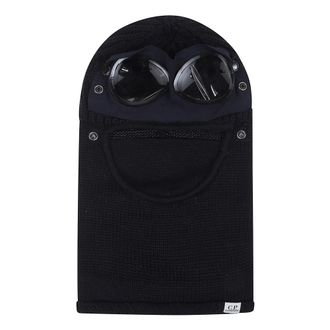 C.P. Company C.P. Company, Accessories, male, Black, ONE SIZE, Blue Knit Balaclava with Goggle Lenses