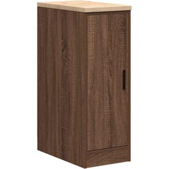 vidaXL Vidaxl - Armario De Almacenamiento Para Garaje Roble Marr&oacute;n 30x51x85 Cm