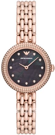 Emporio Armani Rosa Dames Roségouden Horloge AR11432