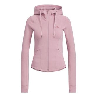 adidas (WMNS) adidas Slim Fit Knit Cardigan Asia Sizing Magic Mauve KH2700