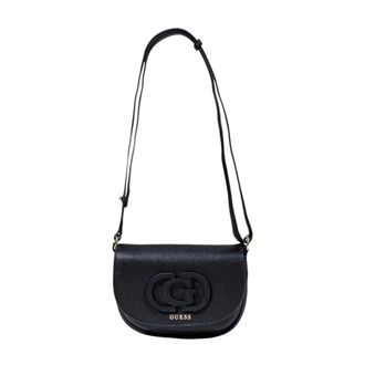 Guess Shoulder Bag with Automatic Button Fastening and Multiple Pockets