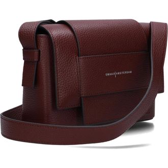Smaak Megan Crossbody Bag - Dames - Tassen - Rood - Maat: ONE Size Leer