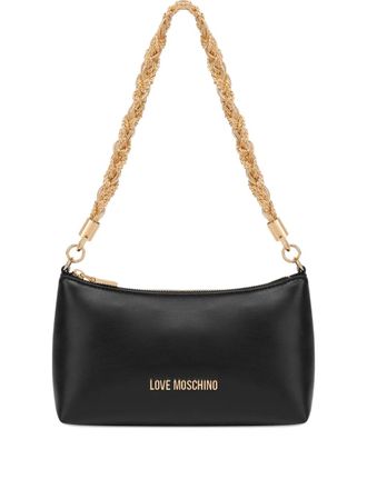 Love Moschino chain shoulder bag - Black