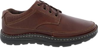 Drew Mens Toledo Ii Casual Oxford Shoe In Brandy Leather