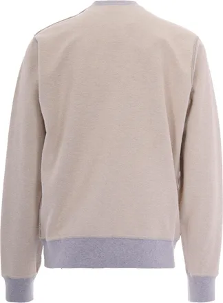 Arte Mens Reversible Crewneck Sweatshirt Grey Cotton Sweatshirts Sweater