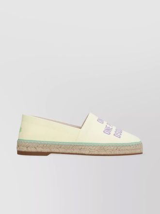 Dsquared2 woven rope sole canvas espadrilles