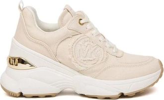 Michael Kors Katrina Wedge Trainer - Dames - Sneakers - Beige - 39 EU - Schoenen