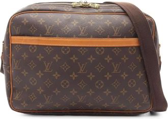 Louis Vuitton 2000 schoudertas met monogram - Bruin