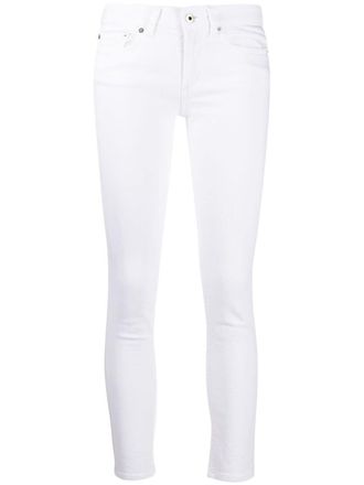 Dondup Jeans skinny a vita bassa - Bianco