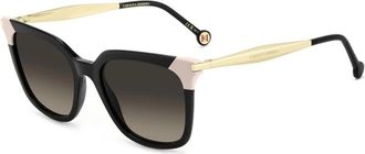 Carolina Herrera Authentieke zonnebril met eersteklas service - Dames - Zonnebrillen - Zwart - 53 MM - Accessoires