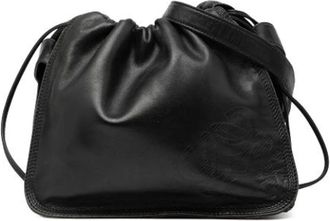 Loewe Pre-owned Bucket Bags, female, Black, Size: ONE SIZE Pre-owned Leather Bucket Bag