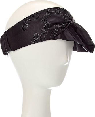 Jimmy Choo London Logo Silk Hair Band