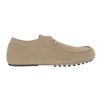 Tod's Tods, Laced Shoes, male, Beige, Size: 10 US Loafers in Suede