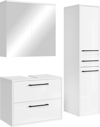Badplaats Set Mueble Bajo Lavabo Florence 60 X 35 Cm - Blanco Brillo - Mue