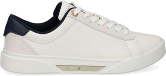 Tommy Hilfiger leather sneakers - women - Leather - 39 - White