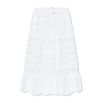 LoveShackFancy Loveshackfancy, Donna, Gonne, Bianco, S, new